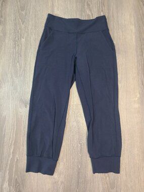 Lululemon Align High Rise Jogger Crop Leggings True Navy - Size 6